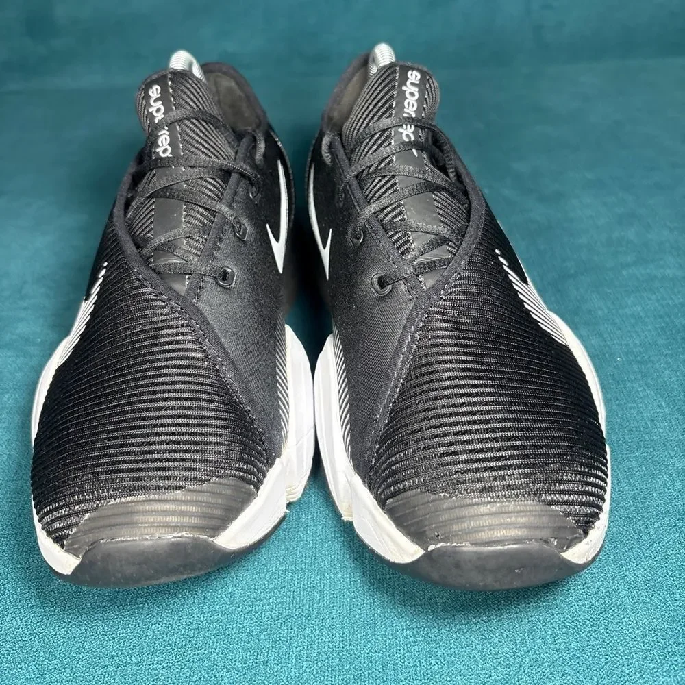 Nike women's Air Zoom SuperRep 2 black/white lace up sneakers size 8.5